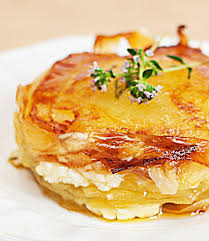 Gateau De Pommes De Terre Au Chevre Et Au Thym Frais Et Si C Etait Bon Recettes De Cuisine Recette Cuisine Et Boissons