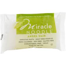 These noodles made from 97% water and 3% plant fiber are naturally low in calories. Miracle Noodle Angel Hair Pasta 7 Oz Walmart Com Walmart Com