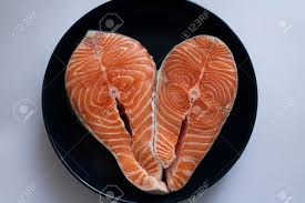 See more ideas about healthy fish, fish recipes, heart healthy recipes. Fresh Raw Tasty Big Textured Salmon Steak In Shape Of Heart In Stock Photo Picture And Royalty Free Image Image 147707923