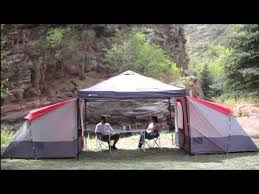 Today we review the ozark trail canopy tent to see how well they have transitioned into outdoor shelters from their usual camping line. Ozark Trail 4 Person Connectent For Canopy Youtube