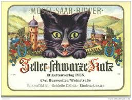 Zeller Schwarze Katz Black Cat Wine Cat Wine Black Cat Art Black Cat