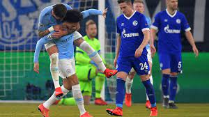 Leroy sané (fc schalke 04) left footed shot from the left side of the six yard box to the high centre of the goal. Leroy Sane Schockt Ex Klub Schalke 04 Mancity Dreht Irres Spiel Gegen S04 Sportbuzzer De