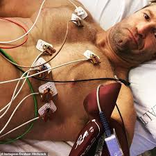 Channel 7 reporter denham hitchcock has spoken from hospital after b.eing . Imgb6bf5v6q6fm