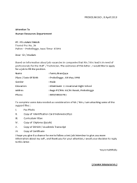 Contoh surat lamaran kerja umum, bank, karyawan, alfamart, pt, sekolahan, formal, fresh graduate, bahasa inggris, via email, tulis surat lamaran kerja adalah surat yang digunakan untuk melakukan permohonan mendapatkan pekerjaan sesuai pengalaman pada perusahaan tertentu. Surat Lamaran Ytl