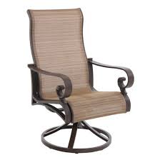 Royal Garden Rivera Sling Swivel Patio Dining Chair Swivel Dining Chairs Outdoor Swivel Chair Outdoor Dining Chairs