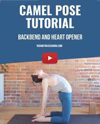 Sit on knees and bend backward. How To Do Camel Pose Backbend And Heart Opener Tutorial Yoga With Kassandra Blog