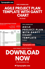 Agile Project Plan Template For Excel With Gantt Chart Free