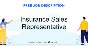 Others are trying to switch careers, in which case they are trying to sell a new industry on their experience. Insurance Sales Representative Job Description Jobsoid