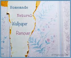 natural homemade wallpaper remover and