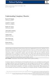 Pdf Understanding Conspiracy Theories
