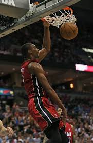 Chris Bosh Puts In A Reverse Dunk Against The Milwaukee Bucks In Game Four Of The Eastern Conference Quarterfinals During The 2013 Chris Bosh My Dream Team Nba