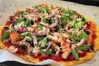 Nyttig pizza med blomklsbotten Recept frn Kö