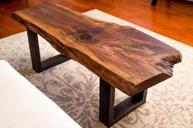 Wood Coffee Table Bench Console Table Sofa Table Live Edge Walnut Slab Coffee Table Wood Table Design Coffee Table Wood