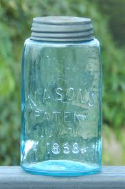 Vintage Patent Nov 30Th 1858 Fruit Canning Mason Jar With Zinc Lid - Eximpro