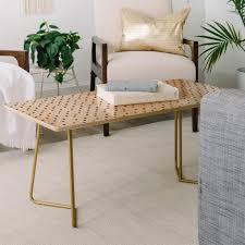 You can also use your coffee table as the focal point when entertaining by using it to serve drinks and snacks at arm's reach from the couch. East Urban Home Allyson Johnson Tiny Polka Dots Coffee Table Wayfair