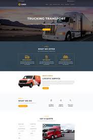 Cargo Is A Transport Logistics Shipping Joomla Template Joomla Templates Cargo Transport Transportation