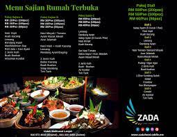Hari raya kian menjelang tiba. Zada Food Catering Event Pakej Katering Hari Raya 2019