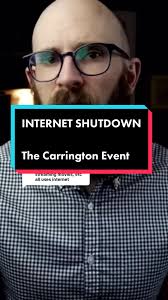 Replying to @Jodii Jo Are you prepared to lose internet? Solar storms have  impacted earths communications in 1859 #thecarringtonevent  #internetapocalypse #blackout #internetshutdown