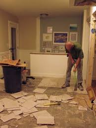 After The Dust Settles Tile Removal How To Remove Kitchen Cabinets Diy Flooring