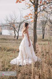 Give Your Wedding Dress A Second Chance With This Autumn Fall Outdoor Photoshoot Idea Wedding Dresses Outdoor Photoshoot Wedding Dresses Lace