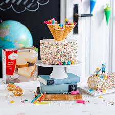 Konfetti Einschulungstorte Leicht Gemacht Einschulungstorte Kuchen Einschulung Torte Einschulung