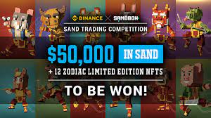 Binance The Sandbox Trading Competition 50 000 Sand And Zodiac Nfts Prize Pool Coin Guru