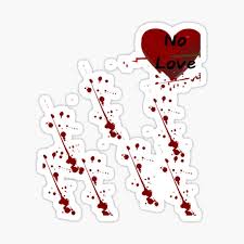 Nolove Love Sad L Hate Depressed Sadness Mood Alone Insta Stickers Redbubble