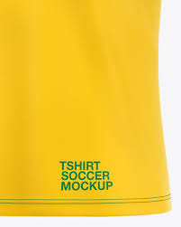 Dear visitor, you are browsing our website as guest. T Shirt Soccer Mockup Half Side View In Apparel Mockups On Yellow Images Object Mockups
