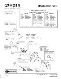 Moen 1225 cartridge removal and installation for a one. Moen T2151bn 2520 T2153orb T2151bn T2151 2520 T2152bn T2151orb Instructions Manualzz