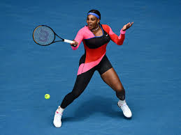 Want to discover art related to nylon? Serena Williams Wears One Legged Catsuit At 2021 Australian Open