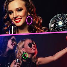 Disco Outfits For Women 80s Fancy Dress For Women Girls, 1980s Party Green  Costume 90's Outfit For Women