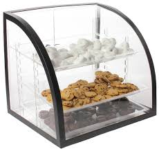 Shop central restaurant products for countertop display cases. Bakery Display Case Curved Acrylic Bin W Trays Rear Doors