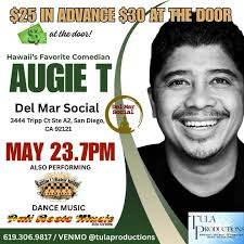 This coming weekend Friday night San Diego, Saturday Gardena and Sunday Las  Vegas #AugieTStandup * For tickets and info www.augietlive.com