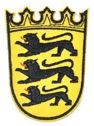 Die amtierenden ministerpräsidenten haben ihre wiederwahl gesichert. Aufnaher Wappen Baden Wurttemberg Grosse 4 8 X 6 8 Cm Aufnaeher4u Shop De