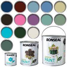Ronseal Exterior Garden Paint Wood Brick Metal Stone 250ml 750ml 2 5l Ronseal Garden Paint Garden Painting Garden Fence Paint