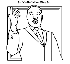 Coloring page as a fun activity for your next children's sermon. Martin Luther King Jr Coloring Page Coloring Page Book For Kids