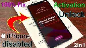 Iphone Is Disabled With Activation Remove Without Itunes Or Pc Unlock 1 Iphone Touch Unlock Iphone Free Unlock Iphone