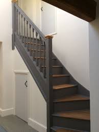 Second Floor Staircase Little Greene Paint Dark Lead Eggshell Stair Edge And Skirting Dark Lead Floor Paint Wa Staircase Design Stair Decor Stairs Design