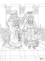The temple was dirty and broken down. King Joash Crowned Coloring Page Supercoloring Com King Josiah Bible Coloring Pages Coloring Pages