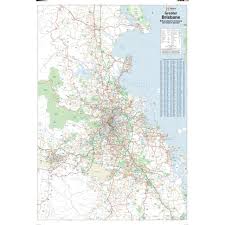Travel guide to touristic destinations, museums and architecture in brisbane. Brisbane Region Wall Map The Map Shop
