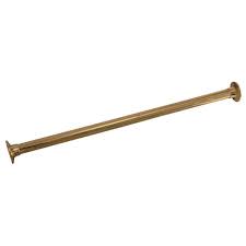 It gives you twice the amount of hanging space while increasing the width of your shower enclosure. Brass Shower Rods At Lowes Com