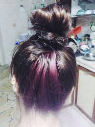 Accent Colour Placement Indigo For Me Tho Hair Color Underneath Under Hair Color Underlights Hair