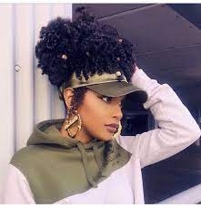 Satin Hat For Natural Hairstyle Natural Hair Styles Natural Hair Styles For Black Women Hair Styles