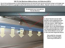 Markise alleine entfernen, einfach und schnell. Markisen Beleuchtung A La Mopedjunkie Selbstgemachtes Caliboard De Die Vw Camper Community