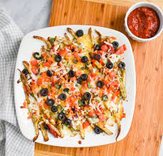 Amazing Low Fodmap Cheesy Pizza Fries Gluten Free Vegetarian Recipe Low Fodmap Diet Recipes Fodmap Recipes Healthy Recipes