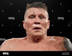 Il pugile australiano Danny Green vince il suo incontro contro Kane Watts  alla Hisense Arena di Melbourne, mercoledì 3 agosto 2016. (Immagine  AAP/Nearmy Tracey Foto stock