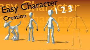 Easy Low Poly Character Using Skin Modifier Blender 3d Blender 3d Low Poly Character Blender Tutorial