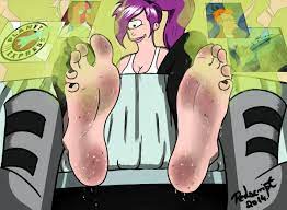 Smell Kink on X: Oh Leela, and her sweaty boot feet #feet #stinky  #sweaty #Leela #futurama #hot #feetnation #hentai t.co qHohAahSpN    X