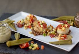 We would like to show you a description here but the site won't allow us. Make It Snappy Seared Scallops With Bacon Jam And Roasted Tomato Corn Relish Chapelboro Com