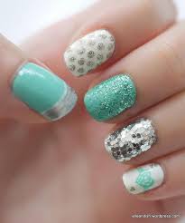 Mint green stiletto nails spring/summer nail art. Green Nail Designs Hative